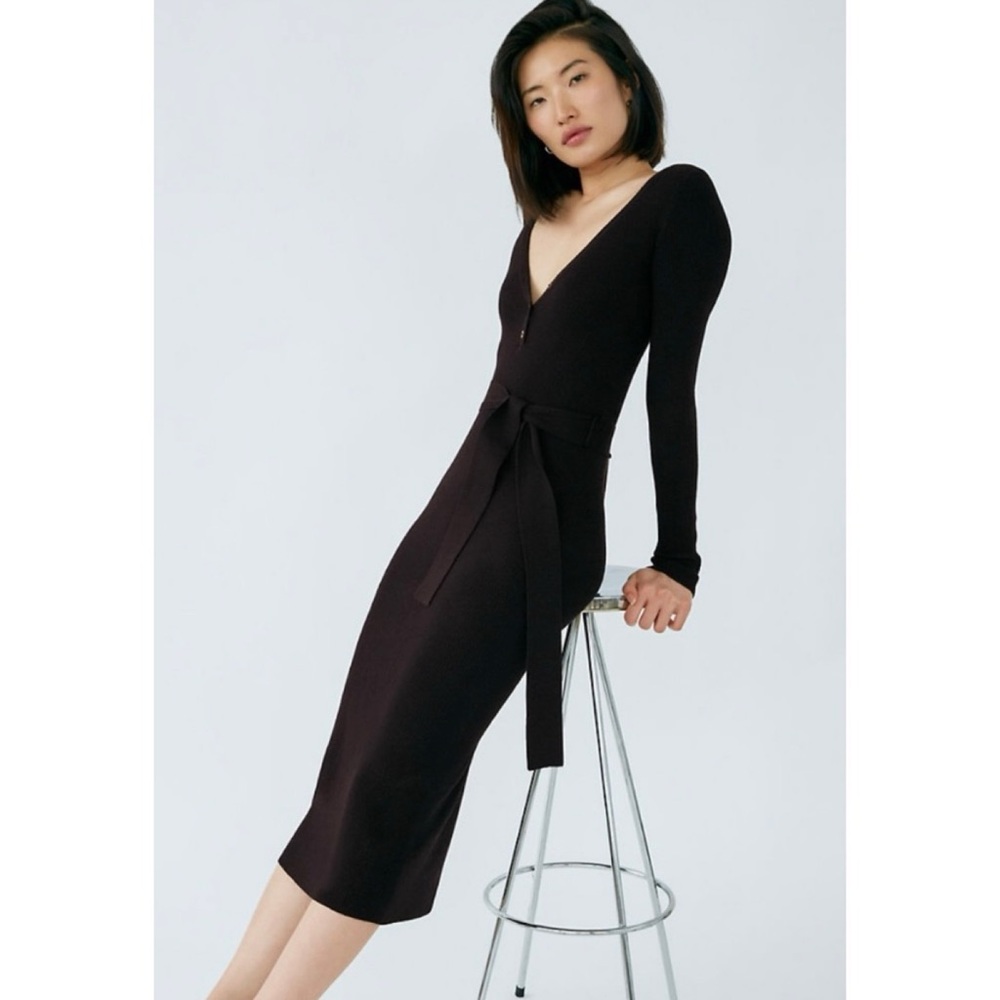 Group Babaton henley sweaterdress xs